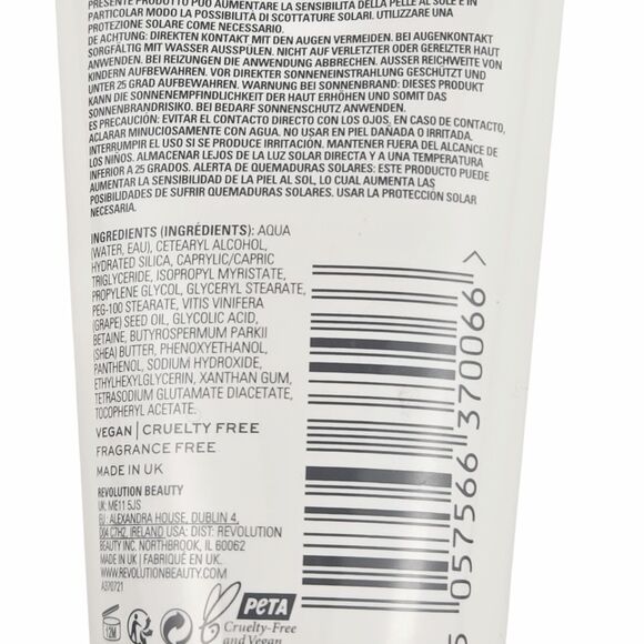 REVOLUTION Skincare Glycolic Polisher Gentle Exfoliating Face Scrub 100ml NEW - Picture 3 of 4